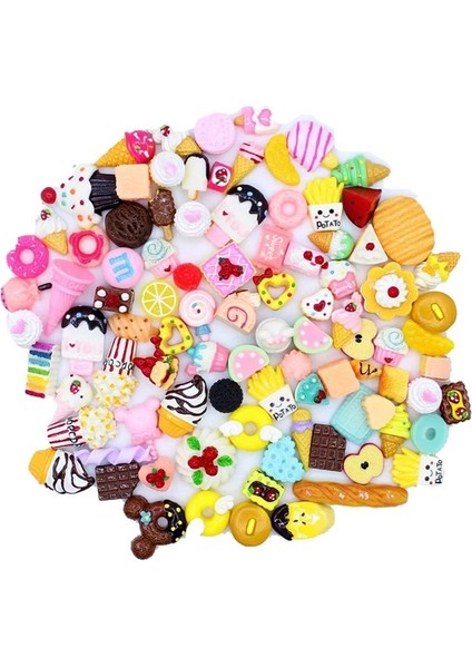 No.9 Tarzı Ev Zanaat Dekor Kek Çocuk Mutfak Oyuncaklar Sevimli Mini Şeker Çörek Ekmek Bebek Gıda Ölçeği Dollhouse Minyatür Kek Aksesuarları (Yurt Dışından)