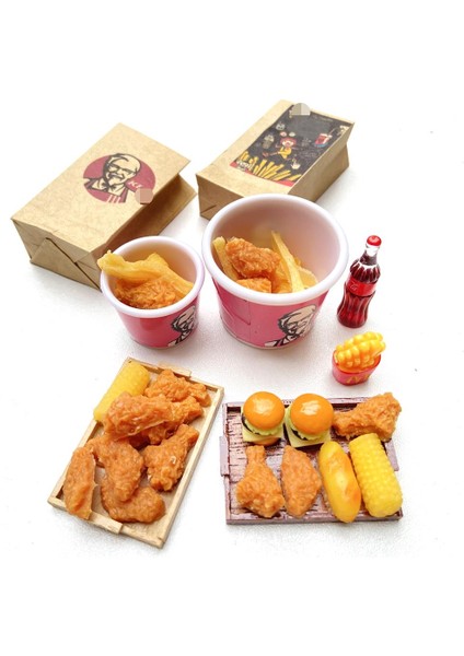 Stil 6 Stil Yeni Mini Bebek Evi Tam Varil Burger Kola Fincan Blyth Barbie Bebek Evi Fast Food Oyunu Oyunu Mutfak Aksesuarları Oyuncak (Yurt Dışından) fiyatları