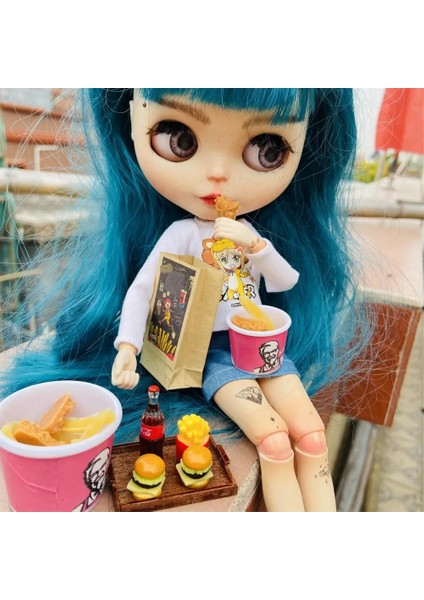 Stil 6 Stil Yeni Mini Bebek Evi Tam Varil Burger Kola Fincan Blyth Barbie Bebek Evi Fast Food Oyunu Oyunu Mutfak Aksesuarları Oyuncak (Yurt Dışından) modelleri
