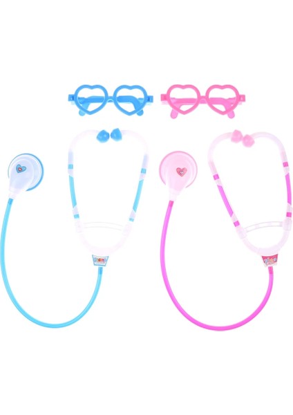 Çok Renkli Stil Stetoskop Çocuk Oyna Pretend Doktor Hemşire Oyuncak Seti Taşınabilir Bavul Tıbbi Kiti Çocuklar Eğitici Rol Oynamak Klasik Oyuncaklar (Yurt Dışından) modelleri