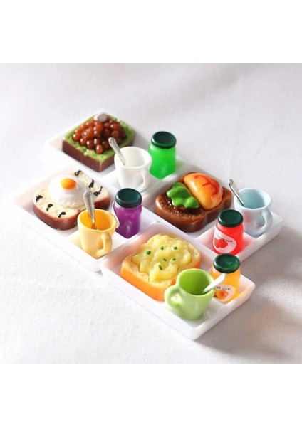 No.4 Tarzı 5 Adet Minyatür Dollhouse Hamburger Suyu Bardağı Fast Food Blyth Barbies Bebek Evi Oyun Mutfak Dondurma Aksesuarları Oyuncak (Yurt Dışından) fırsatları