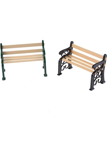 No.2 Tarzı Reçine El Sanatları Modern Park Bankları Mobilya Oyuncaklar Peri Bahçe Minyatürleri Aksesuarları Oyuncaklar Bebek Evi Avlu Dekorasyonu Için (Yurt Dışından) modelleri