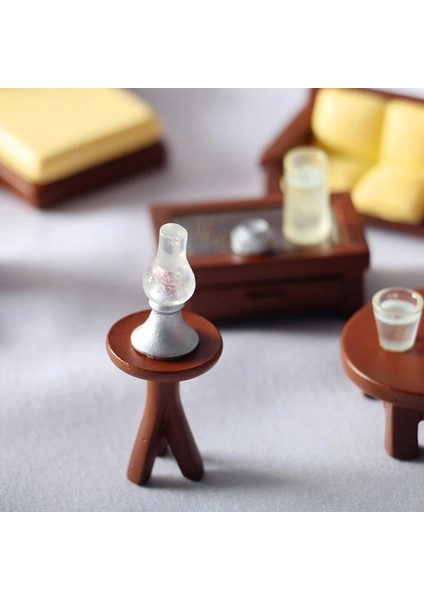 As Picture Shows Dollhouse Mini Ahşap Mobilya Bebekler Oyuncak Ev Mini Yatak Odası Takımı Dıy Miniatura Dollhouse Mobilya Çocuklar Için (Yurt Dışından)