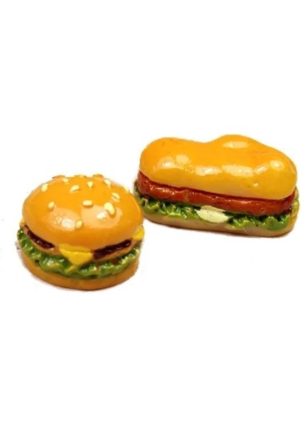11MM 10 Adet Tarzı 8 Adet Mmulation Bebek Çocuklar Için Gıda Mutfak Oyuncaklar Dollhouse Minyatürleri Klasik Oyuncak Hamburger Oyuncak (Yurt Dışından) modelleri