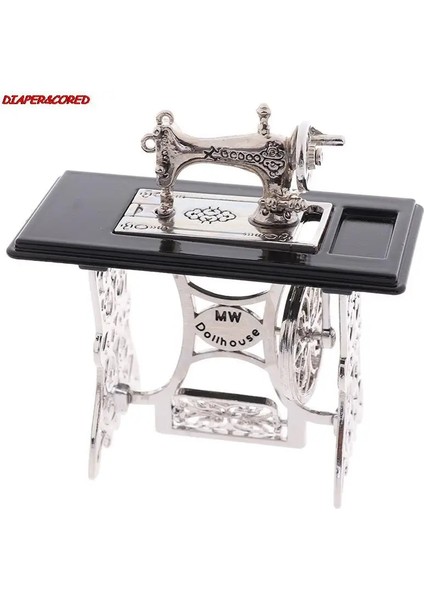 Gri Stil Çocuklar Dollhouse Dekor Minyatür Mobilya Ahşap Dikiş Makinesi Aksesuarları Bebekler Için Ev Oyuncakları Kızlar Için (Yurt Dışından)