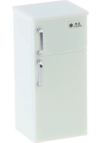 Lg Tarzı Dollhouse Minyatür Mutfak Beyaz Buzdolabı Buzdolabı Dondurucu Bebekler Yatak Odası Oturma Odası Accs Çocuk Oyuncak 4.9 * 2.2 * 2.4cm (Yurt Dışından)