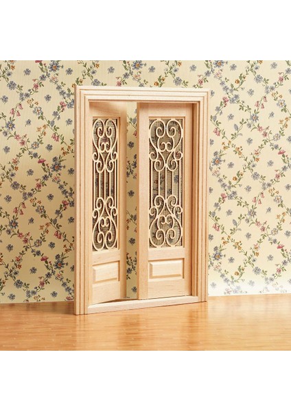 Resim Stili Olarak Ale Dollhouse Minyatür Ahşap Dış Boş Kapı Bebekler Için Mobilya Ekranı Çift Boyasız Aksesuar Evi U4I3 (Yurt Dışından) fiyatları