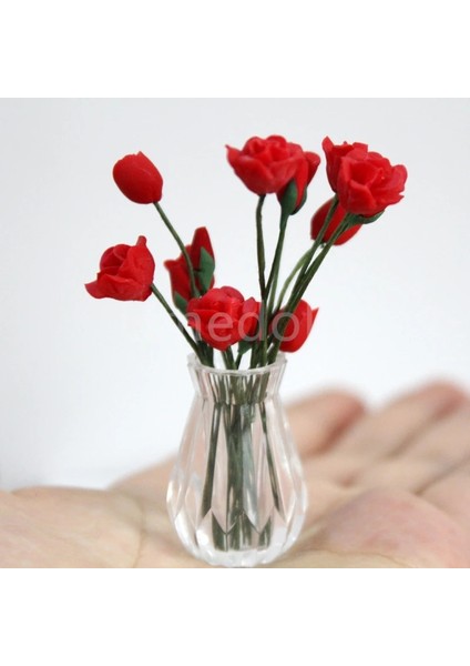 Koyu Haki Stili Güzel Minyatür Dollhouse Papatya Çiçek Mini Gül Vazo Barbies Için Blyth Bebek Evi Mobilya Dekorasyon Aksesuarları (Yurt Dışından) fırsatları