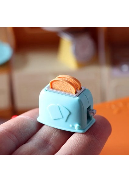 Stil F Stili Minyatür Dollhouse Mutfak Pişirme Oyuncak Mini Stand Mikser Tost Makinesi Pişirme Gıda Barbies Için Bjd Bebek Mobilya Aksesuarları (Yurt Dışından)