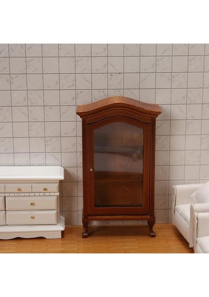 Stil 5 Stil 1:12 Evcilik Minyatür Ahşap Vitrin Dolap Vitrin Dollhouse Mobilya Oturma Odası Dolabı Bebek Evi Dekoru (Yurt Dışından)