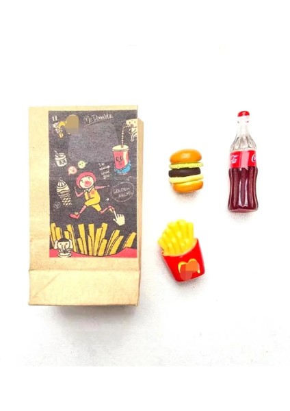 Stil 2 Stil Yeni Mini Bebek Evi Tam Varil Burger Kola Fincan Blyth Barbie Bebek Evi Fast Food Oyunu Oyunu Mutfak Aksesuarları Oyuncak (Yurt Dışından)