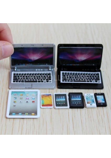 Mor Tarzı Ale Dollhouse Minyatür Cep Telefonu Tablet Bilgisayar Pullip Barbies Için OB11 Bebek Evi Mobilya Aksesuarları Oyuncak (Yurt Dışından) modelleri