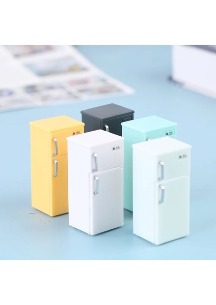 Lg Tarzı Dollhouse Retro Minyatür Mutfak Plastik Buzdolabı Buzdolabı Dondurucu Bebekler Yatak Odası Oturma Odası Aksesuarları Oyuncak Modeli (Yurt Dışından) indirimleri