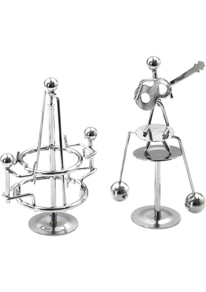 NO.7309 Tarzı ZK40 Sarkaç Masası Fidget Oyuncaklar Popit Metal Dekor Adam El Sanatları Beşik Antistres Oyuncaklar Denge Erkekler Demir Adam Topu El Sanatları Bardak (Yurt Dışından)