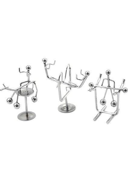 NO.7309 Tarzı ZK40 Sarkaç Masası Fidget Oyuncaklar Popit Metal Dekor Adam El Sanatları Beşik Antistres Oyuncaklar Denge Erkekler Demir Adam Topu El Sanatları Bardak (Yurt Dışından)