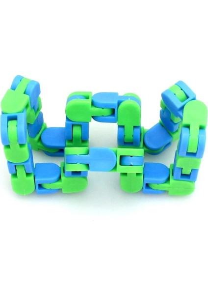 Yeşilsarı Stil Yeni 24 Knot Tuhaf Parçalar Fidget Zincir Oyuncaklar Çocuklar Için Yap ve Tıkla Çocuklar Stres Giderici Bisiklet Zinciri Oyuncakları Yetişkinler Havalandırma Hediyeleri (Yurt Dışından)