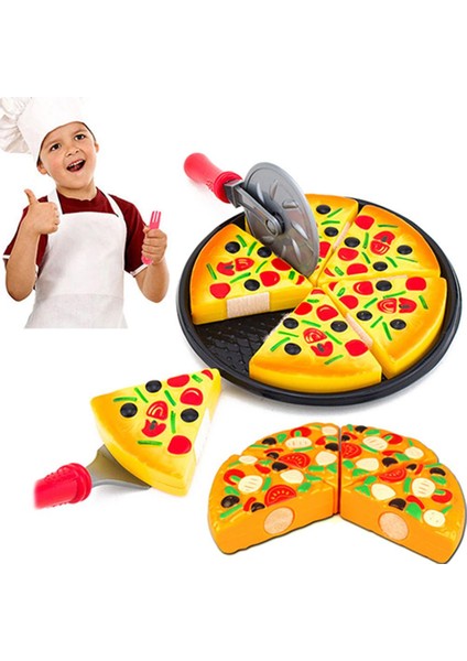 Alışveriş Merkezi Pizza Oyuncak Çocuk Mutfak Simülasyon Pizza Partisi Fast Food Oyun Gıda Oyuncak Çocuklar Için Toddle Simülasyon Mutfak Oyuncak (Yurt Dışından)
