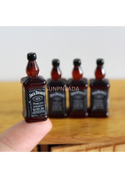 4 Şişe K Stili Ale Reçine Mini Şarap Şişesi Içecekler Blyth Barbies Doll Dollouse Minyatür Oyuncak Için Mutfak Yemek Oynamış Gibi Yap (Yurt Dışından)