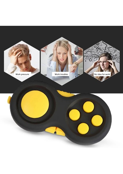 B Tarzı Dekompresyon Kolu Kablosuz Dekompresyon Kolu Fidget Pad Dekompresyon Oyuncak Çocuk Yetişkin Sıkma Kolu (Yurt Dışından)
