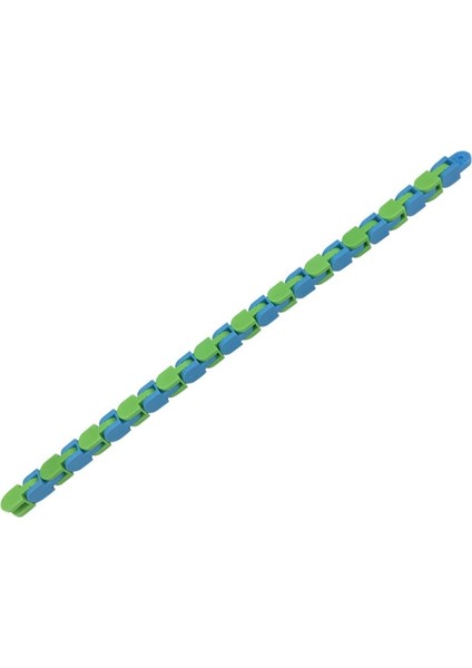 1maviyeşil Stil 24 Knot Tuhaf Parçalar Yapış ve Tıklayın Fidget Antistres Zinciri Oyuncak Çocuklar Için Çocuklar Bisiklet Zinciri Stres Giderici Yetişkin Duyusal Hediyeler (Yurt Dışından)