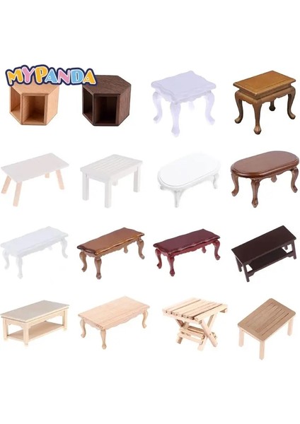 Erik Tarzı Dollhouse Minyatür Mobilya Teatable Sehpa Bebek Evi Dekoru Bebekler Simülasyon Ev Oyuncak Çocuk Hediye (Yurt Dışından)