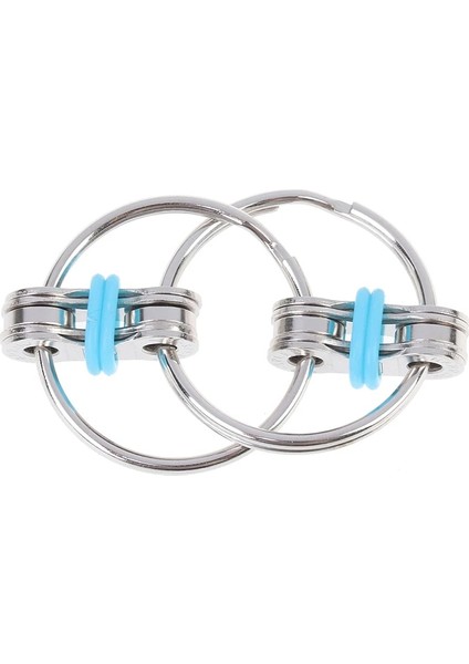Lb Tarzı 1 Çift Dekompresyon Zinciri Fidget El Er Parmak Oyuncaklar Metal Havalandırma Oyuncak Bisiklet Zinciri Anahtarlık Anahtarlık Fidget Sıkıcı Hediyeler (Yurt Dışından)