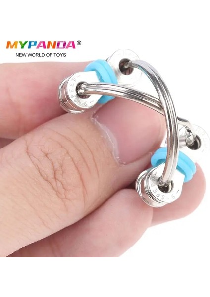 Lb Tarzı 1 Çift Dekompresyon Zinciri Fidget El Er Parmak Oyuncaklar Metal Havalandırma Oyuncak Bisiklet Zinciri Anahtarlık Anahtarlık Fidget Sıkıcı Hediyeler (Yurt Dışından)