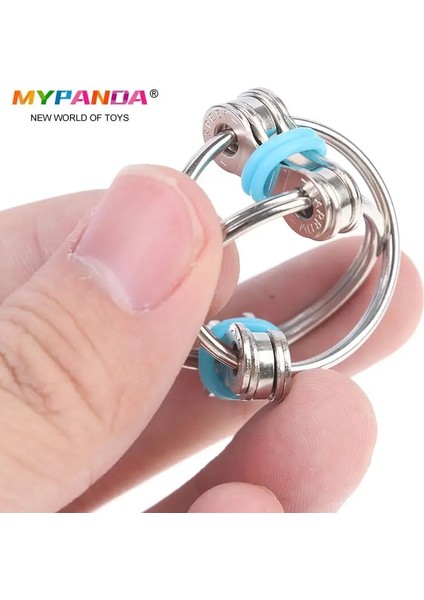 Lb Tarzı 1 Çift Dekompresyon Zinciri Fidget El Er Parmak Oyuncaklar Metal Havalandırma Oyuncak Bisiklet Zinciri Anahtarlık Anahtarlık Fidget Sıkıcı Hediyeler (Yurt Dışından)