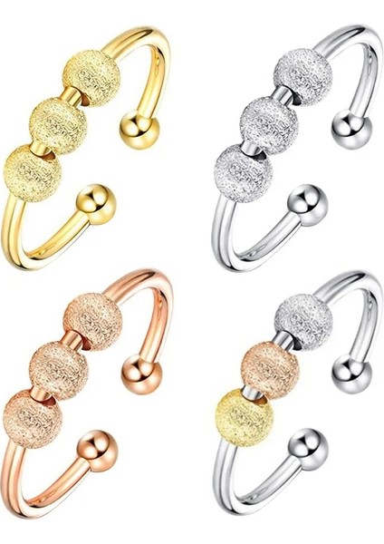 Çok Renkli Stil G Fidget Barış Zil Anksiyete Endişe Stres Giderici Kadınlar Sevgililer Günü Hediyeleri Için Açık Dönebilen Mücevherat (Yurt Dışından)
