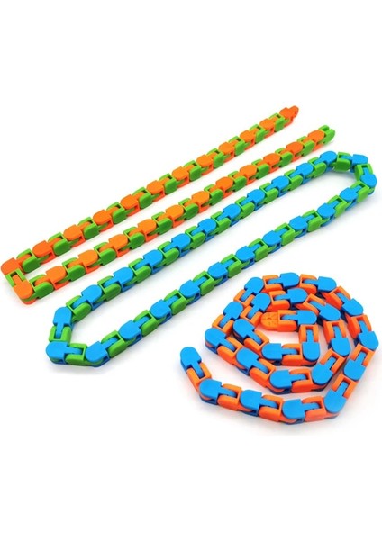 Resim Stili Olarak 28CM Komik Fidget Zinciri Anti Stres Oyuncak Yetişkin Çocuklar Için Bisiklet Zinciri Fidget Bilezik Bulmaca Eğitici Oyuncaklar Stres Giderici Oyuncaklar (Yurt Dışından)