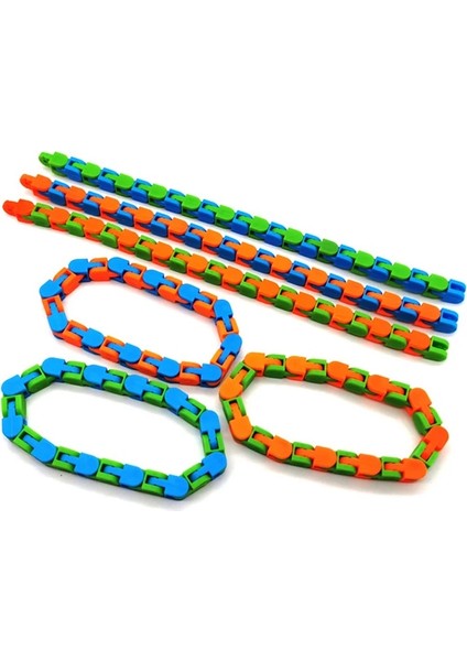 Resim Stili Olarak 28CM Komik Fidget Zinciri Anti Stres Oyuncak Yetişkin Çocuklar Için Bisiklet Zinciri Fidget Bilezik Bulmaca Eğitici Oyuncaklar Stres Giderici Oyuncaklar (Yurt Dışından)