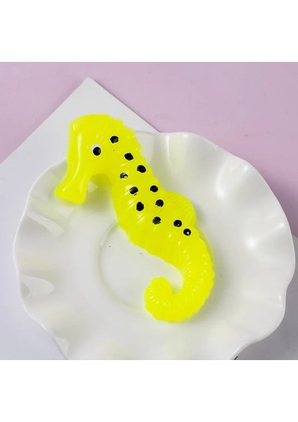 Deniz Atı Tarzı ZK20 Büyük Süngerimsi Squishy Mochi Fidget Oyuncaklar Sevimli Hayvan Antistres Topu Squeeze Mochi Rising Abreact Yumuşak Yapışkan Stres Giderici Oyuncak (Yurt Dışından)