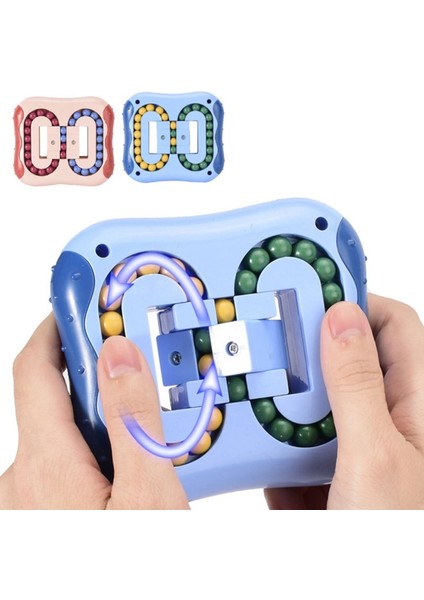 Turuncu Tarzı Dönen Sihirli Fasulye Küp Parmak Ucu Fidget Oyuncaklar Çocuklar Yetişkinler Stres Giderici Boncuk Bulmacalar Çocuklar Eğitim Zeka Oyunu (Yurt Dışından)