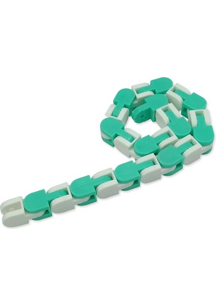 8beyazlmavi Tarzı 24 Knot Tuhaf Parçalar Yapış ve Tıklayın Fidget Antistres Zinciri Oyuncak Çocuklar Için Çocuklar Bisiklet Zinciri Stres Giderici Yetişkin Duyusal Hediyeler (Yurt Dışından)