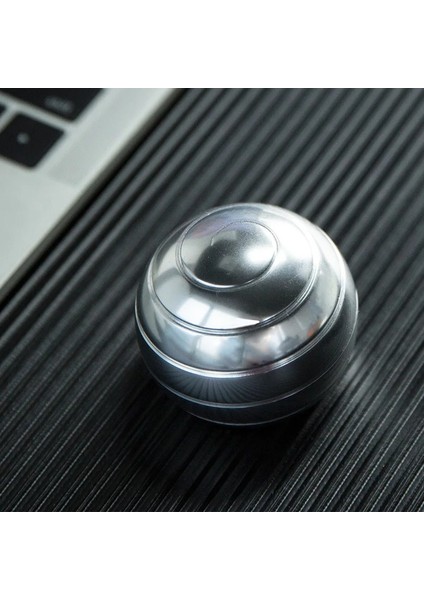 Altın Tarzı Fidget Oyuncaklar Metal Gyro Masaüstü Top Döner Gyro Alüminyum Alaşımlı Yuvarlak Metal Kinetik Dekompresyon Oyuncak (Yurt Dışından)
