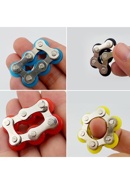 No.4 Tarzı 6 Knot Bisiklet Zinciri Toka Fidget Oyuncak Stres Giderici Anksiyete Rölyef Havalandırma Dekompresyon Çocuklar Için Yetişkinler Anahtarlık Parmak Oyuncaklar (Yurt Dışından)