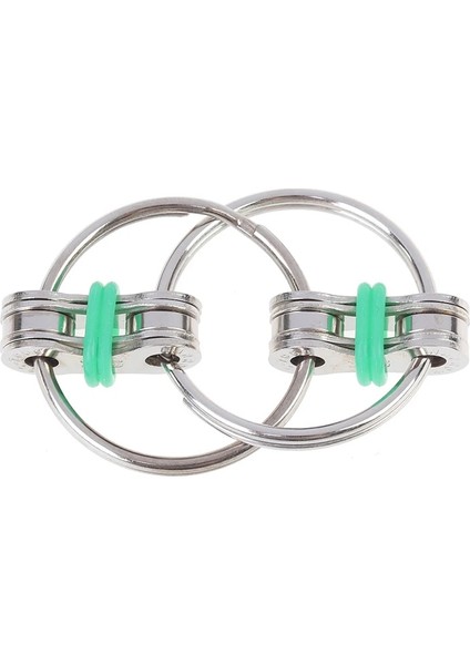Gn Stili 1 Çift Dekompresyon Zinciri Fidget El Er Parmak Oyuncaklar Metal Havalandırma Oyuncak Bisiklet Zinciri Anahtarlık Anahtarlık Fidget Sıkıcı Hediyeler (Yurt Dışından)