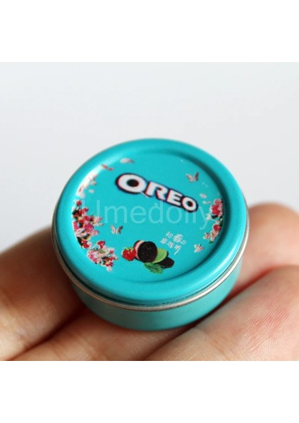 Mor Tarzı Sevimli Ale Minyatür Dollhouse Mini Panda Kurabiye Kutuları Barbie Bebek Maması Için Mutfak Oyuncak Oyna Pretend (Yurt Dışından)
