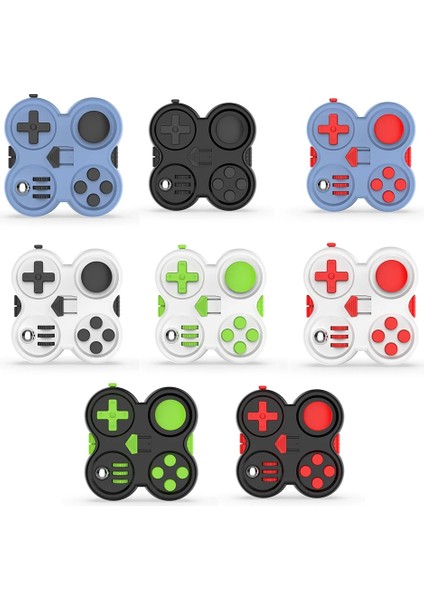 H Tarzı Oyun Fidget Pad Stres Giderici Squeeze Cube Eğlenceli Masa Kolu Parmak Oyuncaklar Çocuklar Için Renkli Dekompresyon Hediyesi (Yurt Dışından)