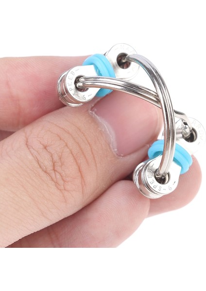 Og Stili 1 Çift Dekompresyon Zinciri Fidget El Er Parmak Oyuncaklar Metal Havalandırma Oyuncak Bisiklet Zinciri Anahtarlık Anahtarlık Fidget Sıkıcı Hediyeler (Yurt Dışından)