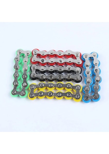 12 Knot Sarı Stil Knots Yeni Anahtarlık Zinciri Fidget Oyuncak Basınç Tahliye Stres Zinciri Paslanmaz Çelik Bisiklet Zinciri Toka Anahtarlık Parmak Oyuncak (Yurt Dışından) indirimleri
