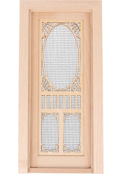 18.5X9X1CM Stili Dıy Ahşap Pencere Kapı Bebek Evi Aksesuarları Çocuklar Için Oyuncak Oyna Pretend Bebek Evi Mobilya Simülasyon Minyatürleri (Yurt Dışından)