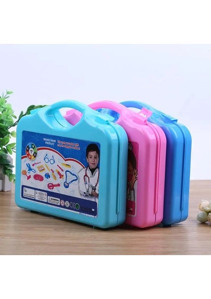 Mavi Stil Et Çocuklar Oyuncak Oyna Pretend Set Çocuklar Taşınabilir Doktor Hemşire Bavul Kiti Çocuklar Eğitici Rol Oynamak Doktor Oyuncaklar (Yurt Dışından) fırsatları