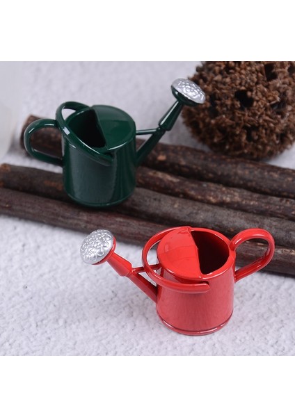 Pembe Tarzı Minyatür Mobilya Oyuncaklar Metal Sulama Tenekesi Bahçe Minyatür Dekorasyon Çocuklar Için Çocuk Bebekler Dollhouse 23*41MM Accesses (Yurt Dışından)