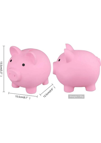 Pembe Tarzı Güvenli Plastik Kumbara Sevimli Karikatür Küçük Domuzcuk Erken Eğitim Oyuncak Bankası Güçlü Kırılmaz Oyuncaklar Çocuklar Için Pembe Mavi Para Kutusu (Yurt Dışından)
