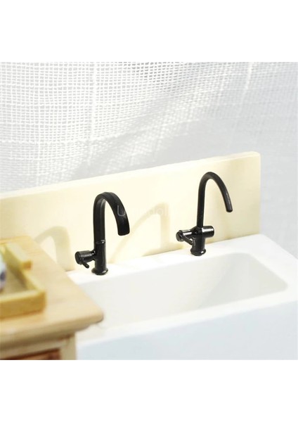 Gümüş C Tarzı Ale Minyatür Dollhouse Su Musluğu Mini Musluk Bebek Evi Tuvalet Mutfak Lavabo Dıy Mobilya Aksesuarları Oyuncak (Yurt Dışından) fiyatları