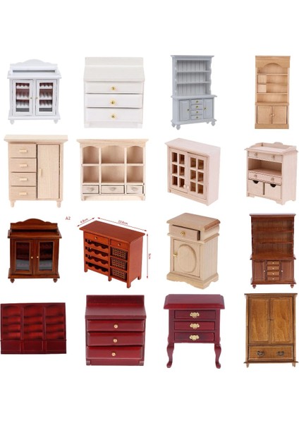No.11 Stili 1 Adet Çok Stil Minyatür Dolap Tv Kitap Kek Komodin Dolap Raf Ayakları Dolap Modeli Dollhouse Mobilya Dekor Dıy Oyuncaklar (Yurt Dışından) fırsatları
