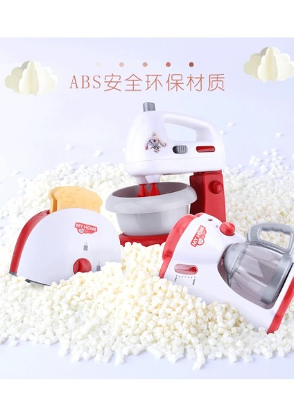Elektrikli Demir Tarzı Ev Aletleri Çocuklar Mutfak Oyuncak Seti Blender Çocuk Tost Makinesi Elektrikli Süpürge Ocak Eğitici Mutfak Oyuncaklar Kızlar Için (Yurt Dışından) fiyatları