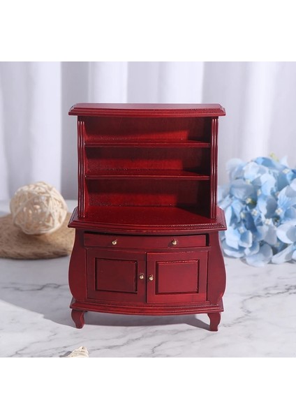 No.6 Tarzı 1 Adet Dıy Minyatür Dolap Asılı Tv Kitap Kek Komodin Dolap Raf Ayakları Dolap Modeli Dollhouse Mobilya Oyuncaklar (Yurt Dışından)