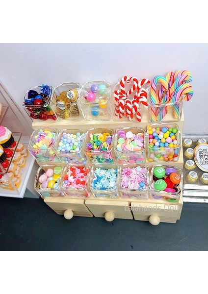 Takım-1 Tarzı OB11 Dollhouse Minyatür Sahne Modeli Dekorasyon Için 1:12 Evcilik Mini Candycandy Raf Takım (Yurt Dışından)
